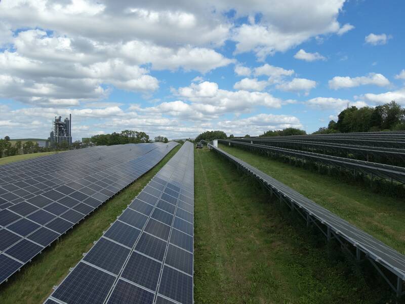 Referenz Solarpark Oberfranken 9 Solarfeld