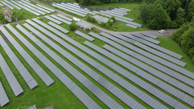 Referenz Solarpark Bad Rappenau Solarfeld