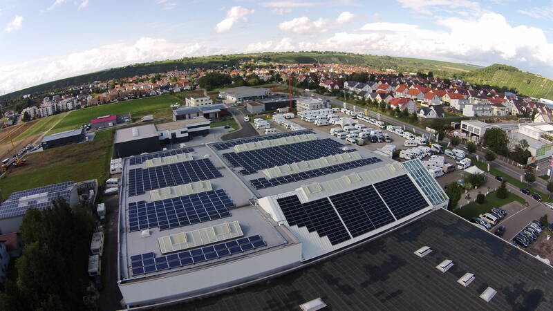 Referenz Firma Herzog Dachanlage PV